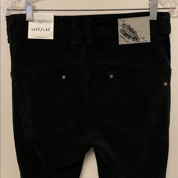Nwt’s Women’s Nakita Black Corduroy Pants Size 27” x 34” - Picture 5 of 11